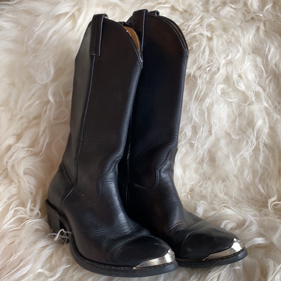 Vintage Black Double H boots - Picture 4 of 7